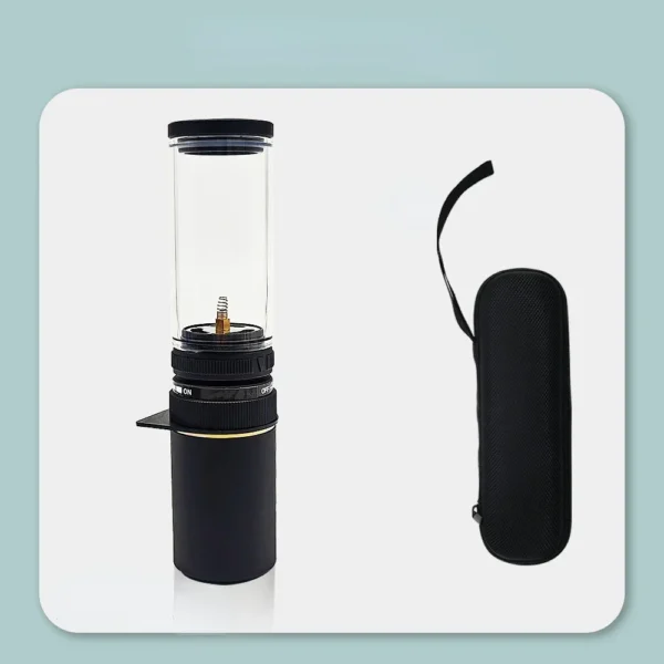 Mini Portable Aluminum Alloy Outdoor Camping Gas Candles Lamp Lantern with Gas Cartridge - 图片 6