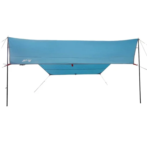 Camping Tarp Blue 169.3x149.6x82.7" Waterproof - 图片 5