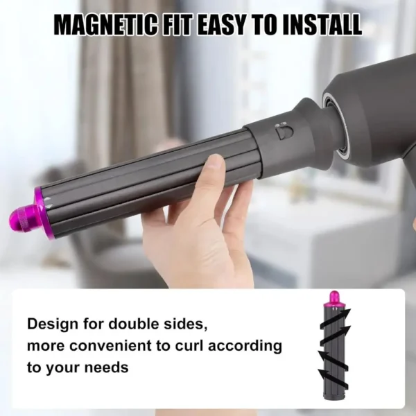 Leafless constant temperature hair dryer for personal hair care and styling; home professional hair style accessories kit (5+1) - 图片 6