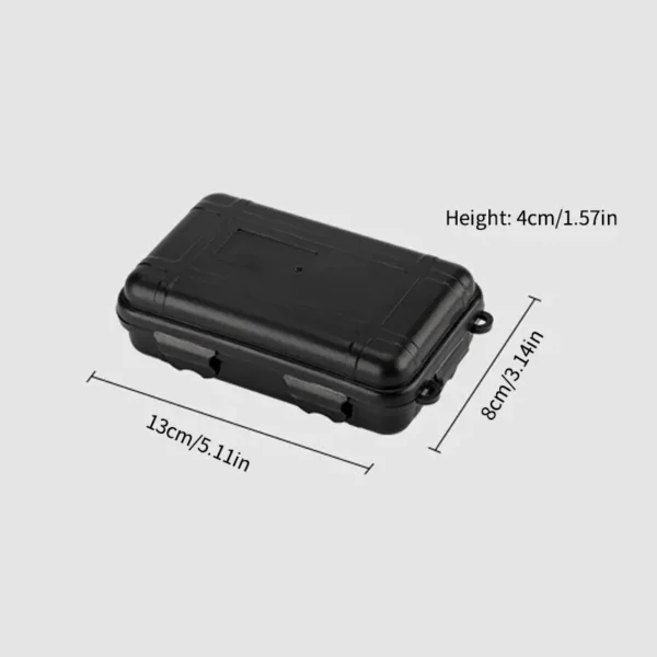 EDC Tool Box Outdoor Camping Survival Kit Shockproof Waterproof Case Sealed Box Outdoor Survival Storage Box Small. - 图片 2