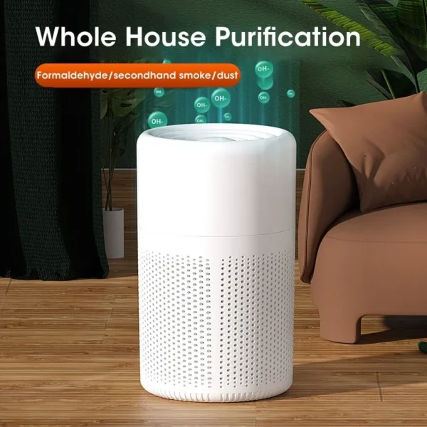 Desktop Air Purifier HEPA Filtered Air Purified Air with Fragrance Negative Ion Purifier with Aromatherapy function - 图片 4