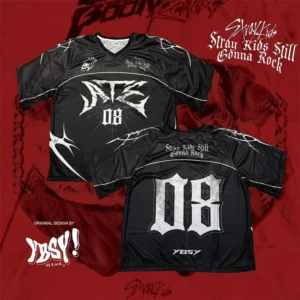 YBSY! STRAYKIDS JERSEY 2025 T-Shirt Men Hot Sale New Summer Women Short Sleeve Tops Shirts Children