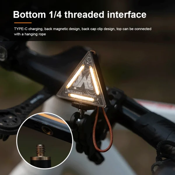 Outdoor Tactics Triangle Light SWS Night Light Badge Warning Decoration Camping Atmosphere Mini Small Pendant Lamp - 图片 3
