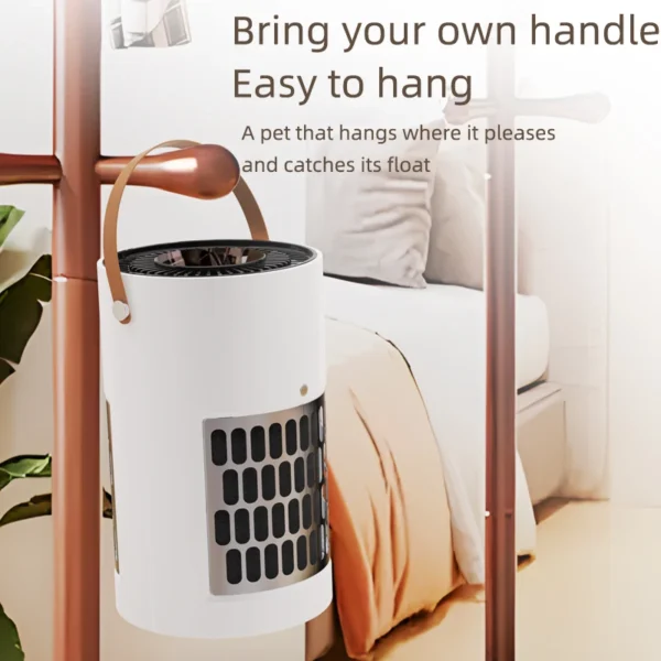 Pet air Purifier for cats and dogs Hair in bedroom hoe ca in Bedroom hoe Cabinet True HEPA Filter Filtration System Cleaner Odor - 图片 4