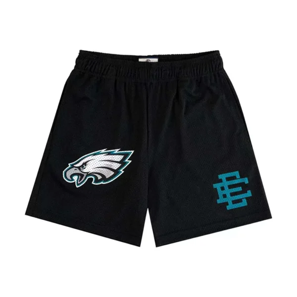 Summertime New 2025 Men's Quick-drying Eric Emanuel EE Printed Fitness Sports Sweat-absorbing Breathable Casual Street Shorts - 图片 3