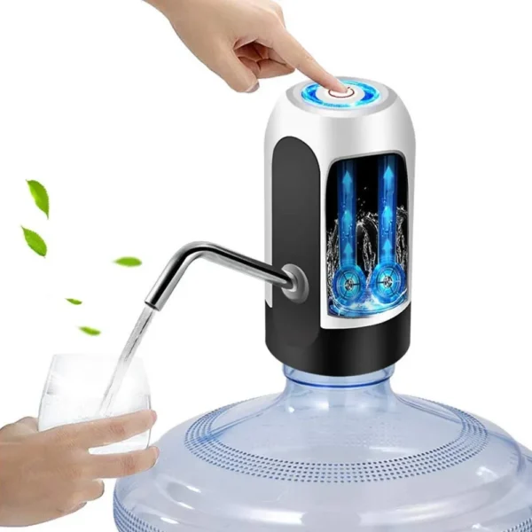 Usb Charge Portable Water Dispenser Electric Pump For 5 Gallon Bottle With Extension Hose Barreled Tools - 图片 2