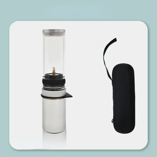 Mini Portable Aluminum Alloy Outdoor Camping Gas Candles Lamp Lantern with Gas Cartridge - 图片 5