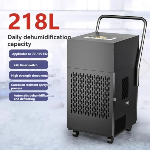 258L Industrial Dehumidifier High Power Warehouse Dehumidifier Basement Commercial Large Capacity Dehumidifier Household Dryer - 图片 5
