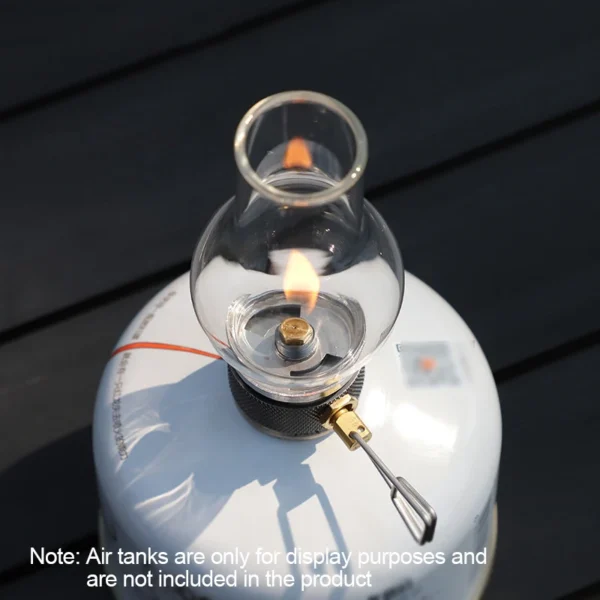 Portable Camping Gas Candle Lamp Light Compact Butane Gas Light Outdoor Use for Camping Fishing Picnic Night Light Gas Lamp - 图片 3
