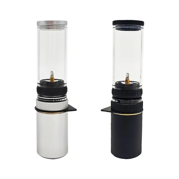 Mini Portable Aluminum Alloy Outdoor Camping Gas Candles Lamp Lantern with Gas Cartridge - 图片 4