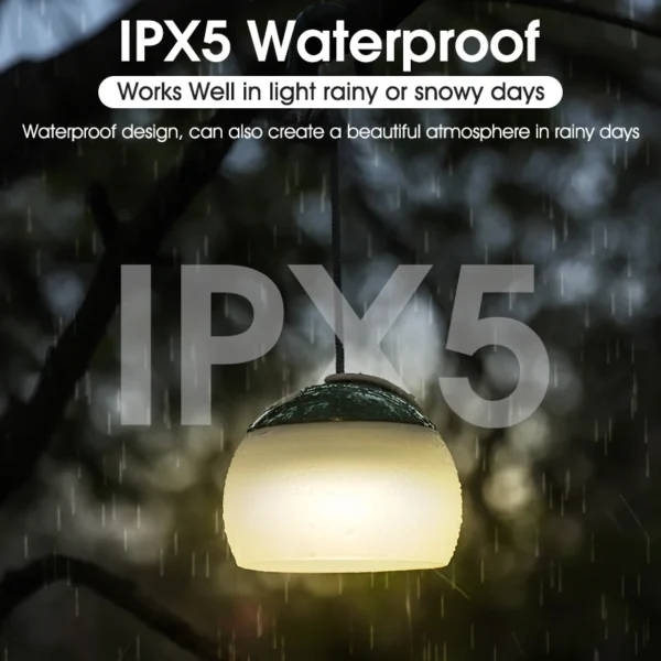 WEST BIKING Camping Tent Hanging Light Portable Camping Lanterns USB Rechargeable Led Light Camp Lamp for Outdoor Emergency - 图片 2
