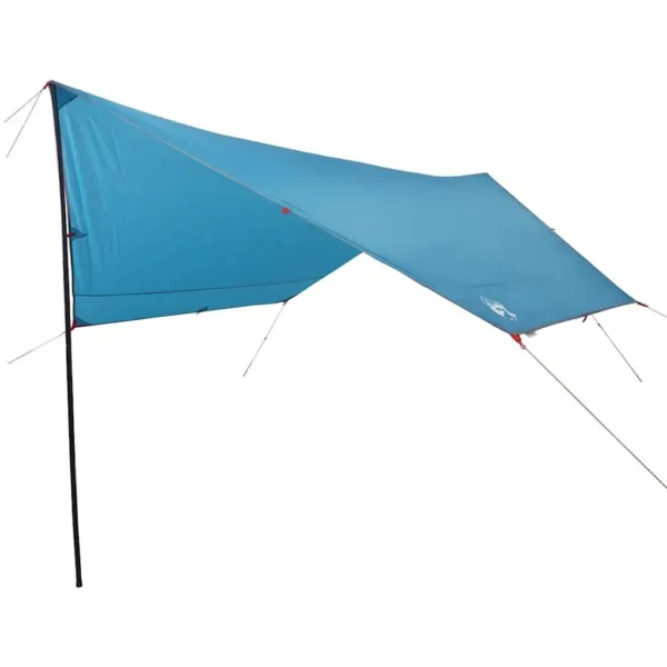 Camping Tarp Blue 169.3x149.6x82.7" Waterproof - 图片 2