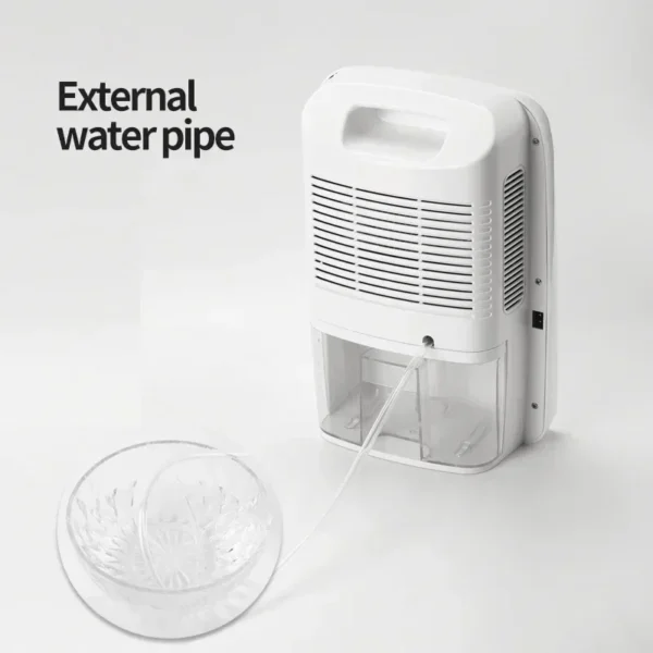 Houselin Dehumidifier for Home, 2.5 Liter Water Tank, Bathroom Bedroom (700 sq.ft) Dehumidifiers with Drain Hose - 图片 6