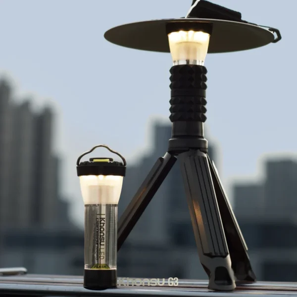 3000mah GZ Lighthouse camping light Super Long Battery Life LED Camping Tent Hiking Atmosphere Lamp Tower Flashlight - 图片 4