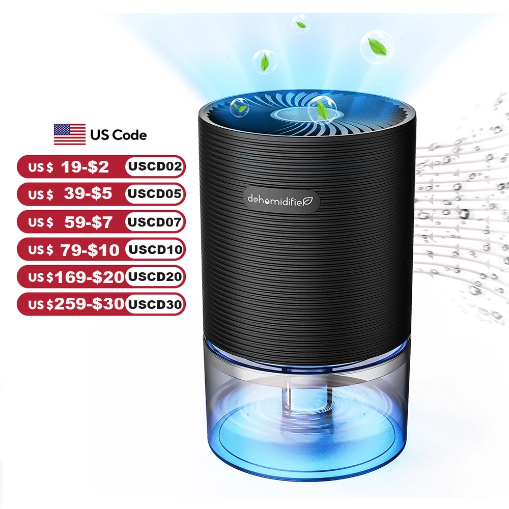 Efficient 25oz Ultra-Quiet Dehumidifier withAuto-Off - Energy Saving,Compact Design for Home, Bedroom, Bathroom,Closet & Office