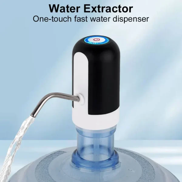 Water Dispenser Pump Drinking Water Dispenser USB Charging Water Jug Dispenser Pump Universal for Home Kitchen Office - 图片 4