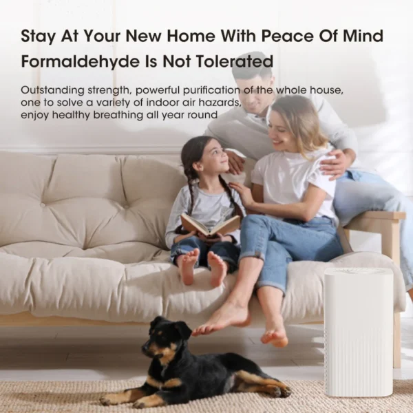 Mini Air Purifier Portable Desktop Air Purifier With HEPA Filter Household Air Cleaner Odor Remover Air Freshener For HomeOffice - 图片 3