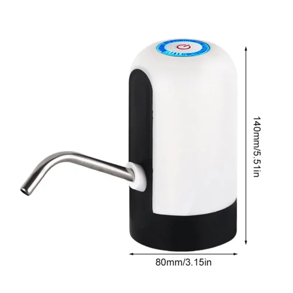 Water Dispenser Pump Drinking Water Dispenser USB Charging Water Jug Dispenser Pump Universal for Home Kitchen Office - 图片 5