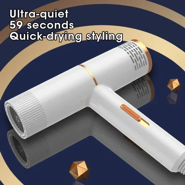 Professional Hair Dryer Strong Wind Salon Dryer Hot Air and Cold Air Wind Negative Ionic Hammer Blower Dry Electric Hair Dryer - 图片 2