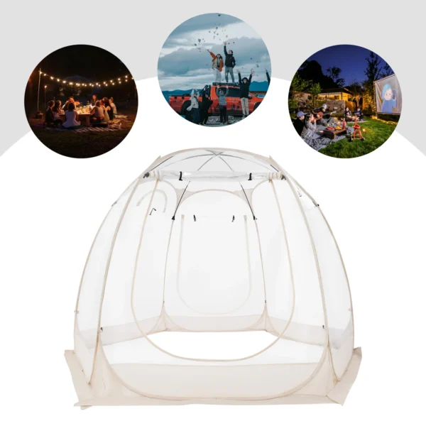 Pop Up Bubble Tent, Igloo Tent, Winter Tent, Garden Courtyard Tent, Proposal Tent, Large Star Tent, Camping Tent For Lawns