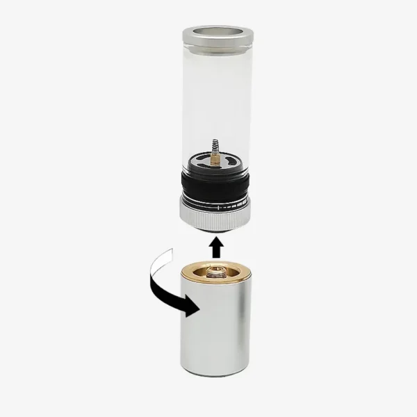 Mini Portable Aluminum Alloy Outdoor Camping Gas Candles Lamp Lantern with Gas Cartridge - 图片 3