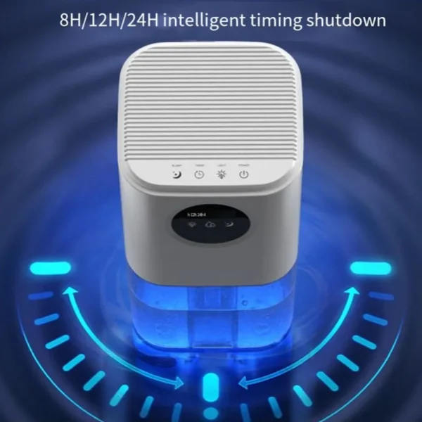 2025 New Household Dehumidifier Absorb Moisture Silent EU/US Plug Portable Dehumidifier Suitable For Home Bedroom Office Kitchen - 图片 6