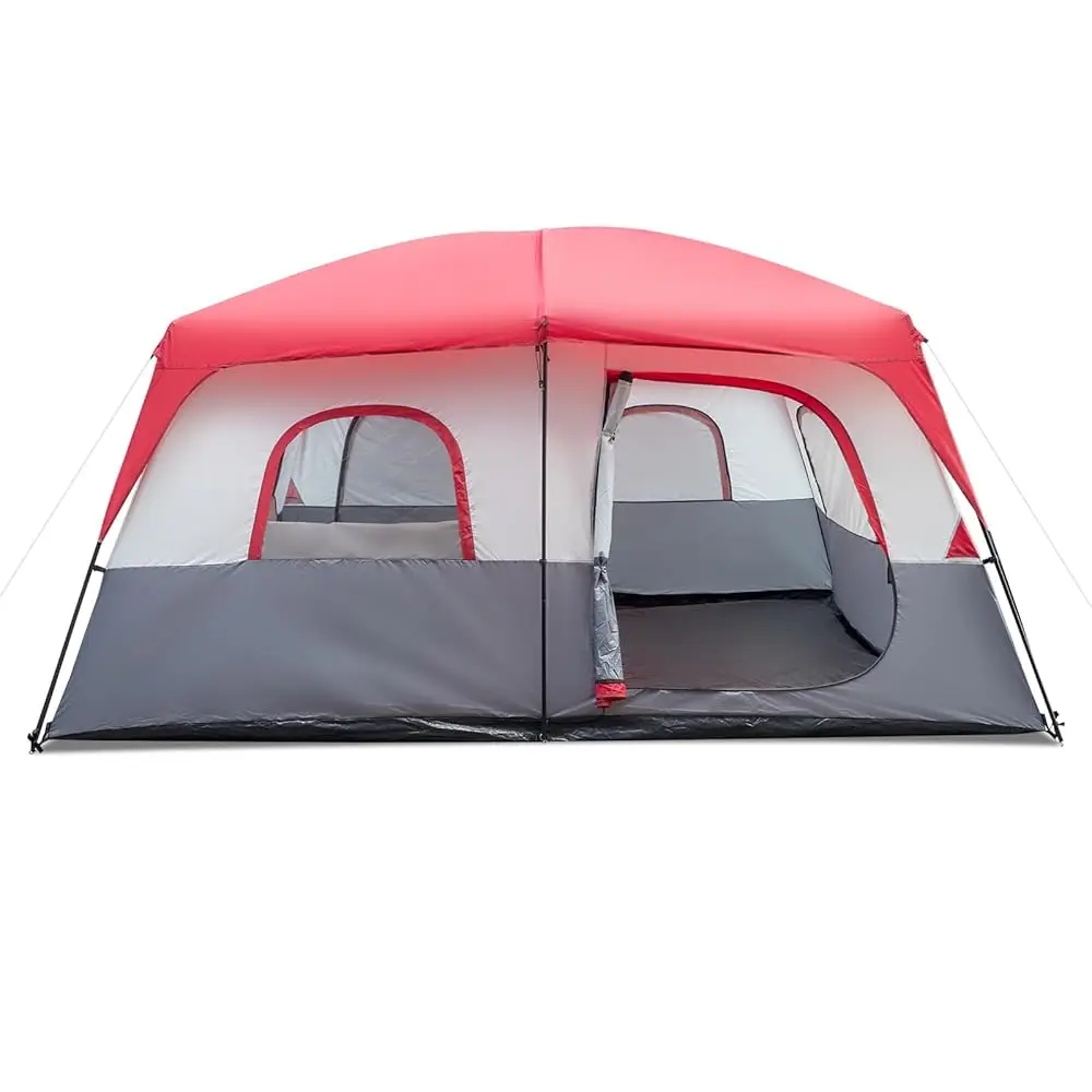 14 Person Camping Tent, Waterproof Windproof Family Tent Dome Tent Portable Up Tent With Easy Setup For Camping & Hiking,