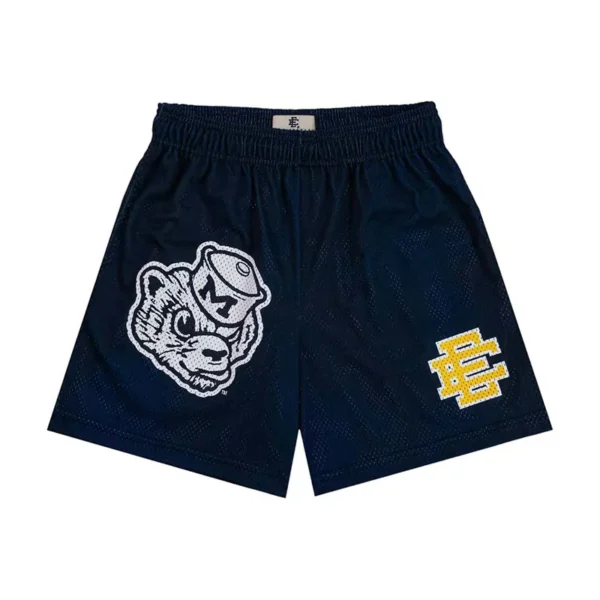 Summertime New 2025 Men's Quick-drying Eric Emanuel EE Printed Fitness Sports Sweat-absorbing Breathable Casual Street Shorts - 图片 2