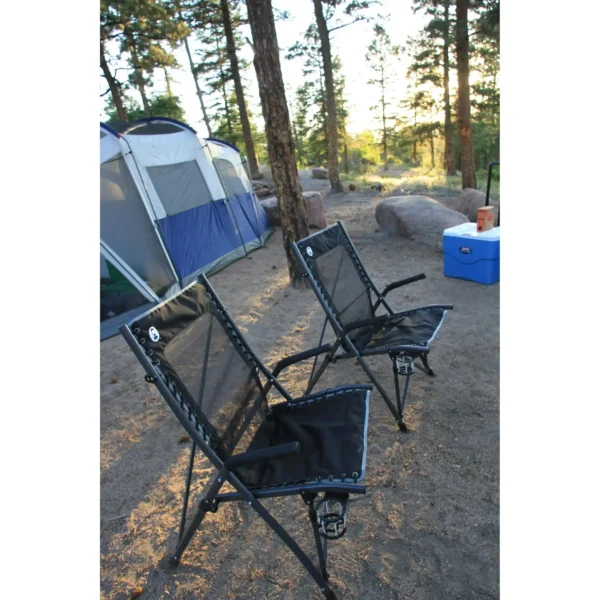 Coleman Comfortsmart ™ Suspension Adult Camping Chair, Black - 图片 2