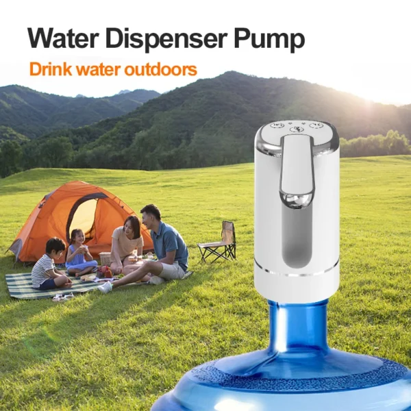 Water Dispensers Foldable Water Bottle Pump Automatic Dispenser Pump Button Control Portable Electric Water Dispenser for Home - 图片 5