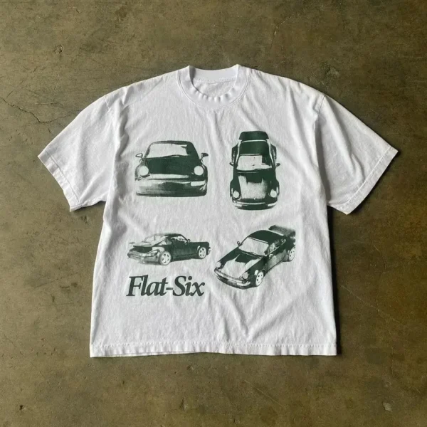 Harajuku Y2k Clothing Vintage Fashion Printed T Shirt Street Hip Hop T-shirt Cotton Crew Neck Tops Summer Men Women Tee Shirt - 图片 4