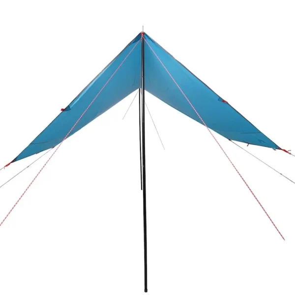 Camping Tarp Blue 169.3x149.6x82.7" Waterproof - 图片 3