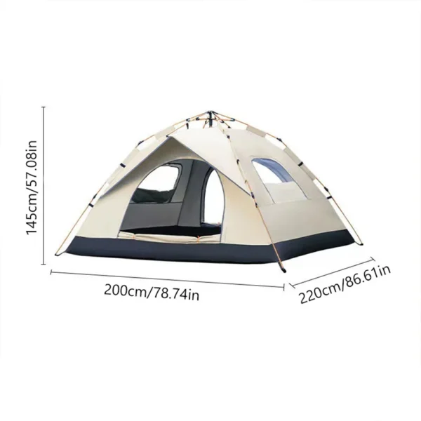 Automatic Quick-opening Tent Outdoor Self-driving Travel Camping Tent Automatic Quick-open Tent Two doors and two windows - 图片 6