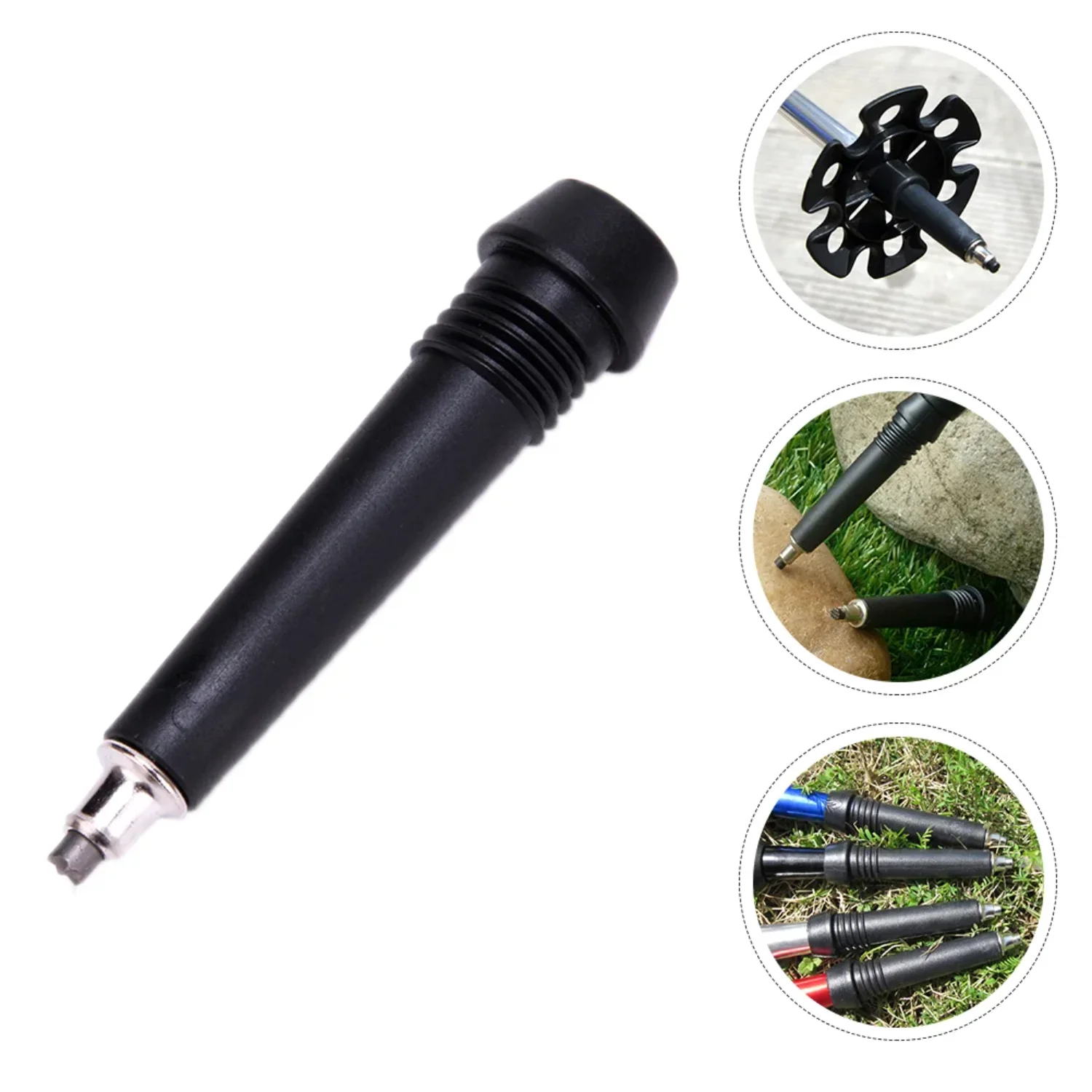 Pole Tip Replacement Tungsten Carbide Tip Trekking Pole Trekking Sticks Tip Hiking Nordic Walk Stick Cane Climb Replacement