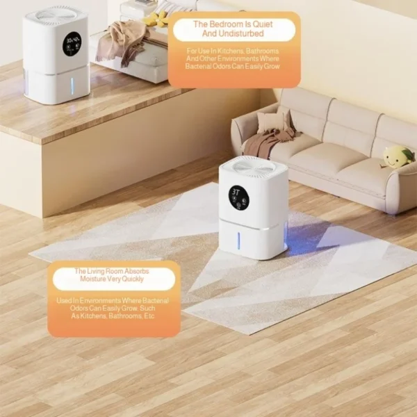 Dehumidifier Household Dehumidification Bedroom Air Dehumidifier Moisture Absorption and Dehumidification Indoor Dry Room Defros - 图片 4