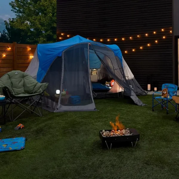 Dome Tent For Camping With Carry Bag And Rainfly, Easy Set Up & Water Resistant, 3 Season - 图片 6